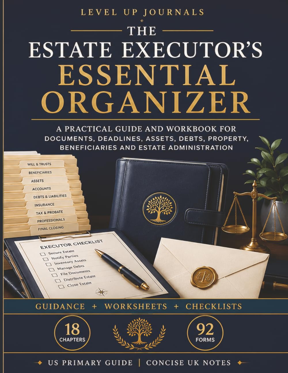 ler totalmente The Estate Executor’s Essential Organizer: A Practical Guide and Workbook for Documents, Deadlines, Assets, Debts, Property, Beneficiaries and Estate Administration