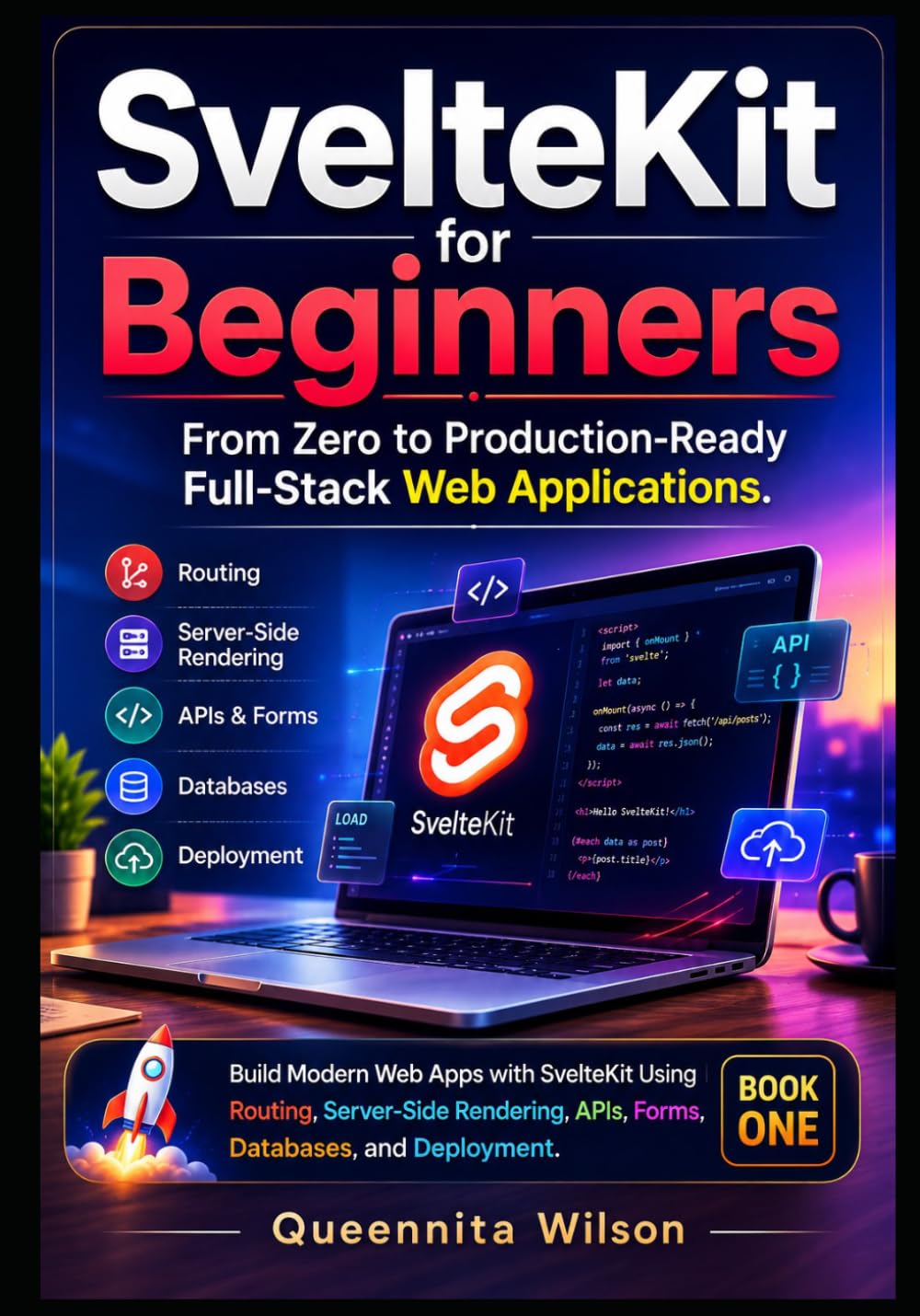 SvelteKit for Beginners: From Zero to Production-Ready Full-Stack Web Applications (BUILD MODERN WEB APPS WITH SVELTEKIT USING ROUTING, SERVER-SIDE RENDERING, APIS, FORMS, DATABASES, AND DEPLOYMENT) baixar livro de graça