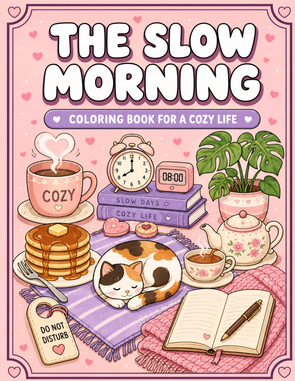 capítulo por capítulo baixar The Slow Morning Coloring Book | Cozy Coloring Book for Adults | 50 Relaxing Pages | Self Care Aesthetic