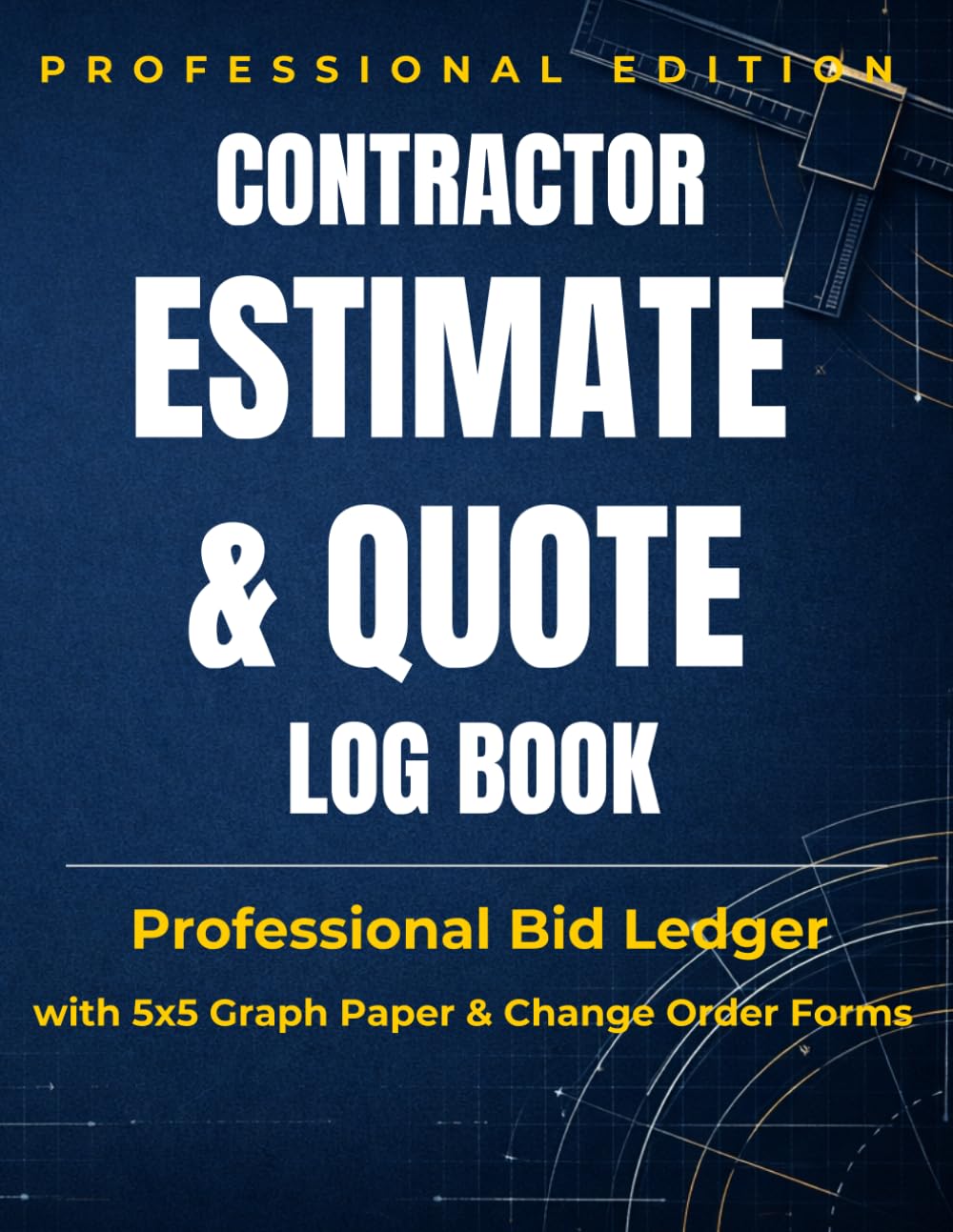 capítulo por capítulo baixar CONTRACTOR ESTIMATE & QUOTE LOG BOOK: Professional Bid Ledger with 5x5 Graph Paper & Change Order Forms