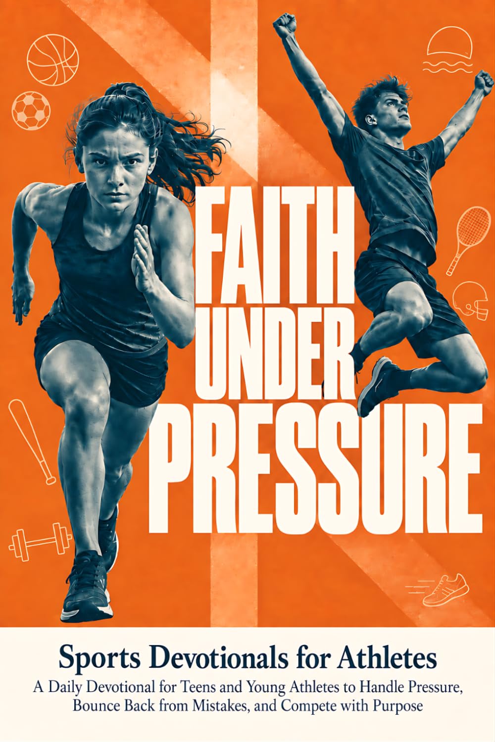 ler totalmente Faith Under Pressure: Sports Devotionals for Athletes — A Daily Devotional for Teens and Young Athletes to Handle Pressure, Bounce Back from Mistakes, and Compete with Purpose