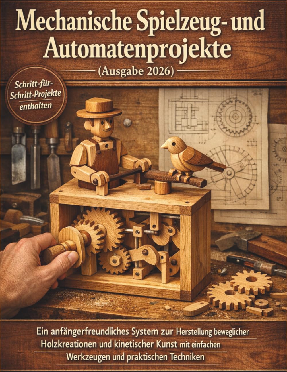 capítulo por capítulo baixar Mechanische Spielzeug- und Automatenprojekte (Ausgabe 2026): Ein anfängerfreundliches System zur Herstellung beweglicher Holzkreationen und... und praktischen Techniken (German Edition)