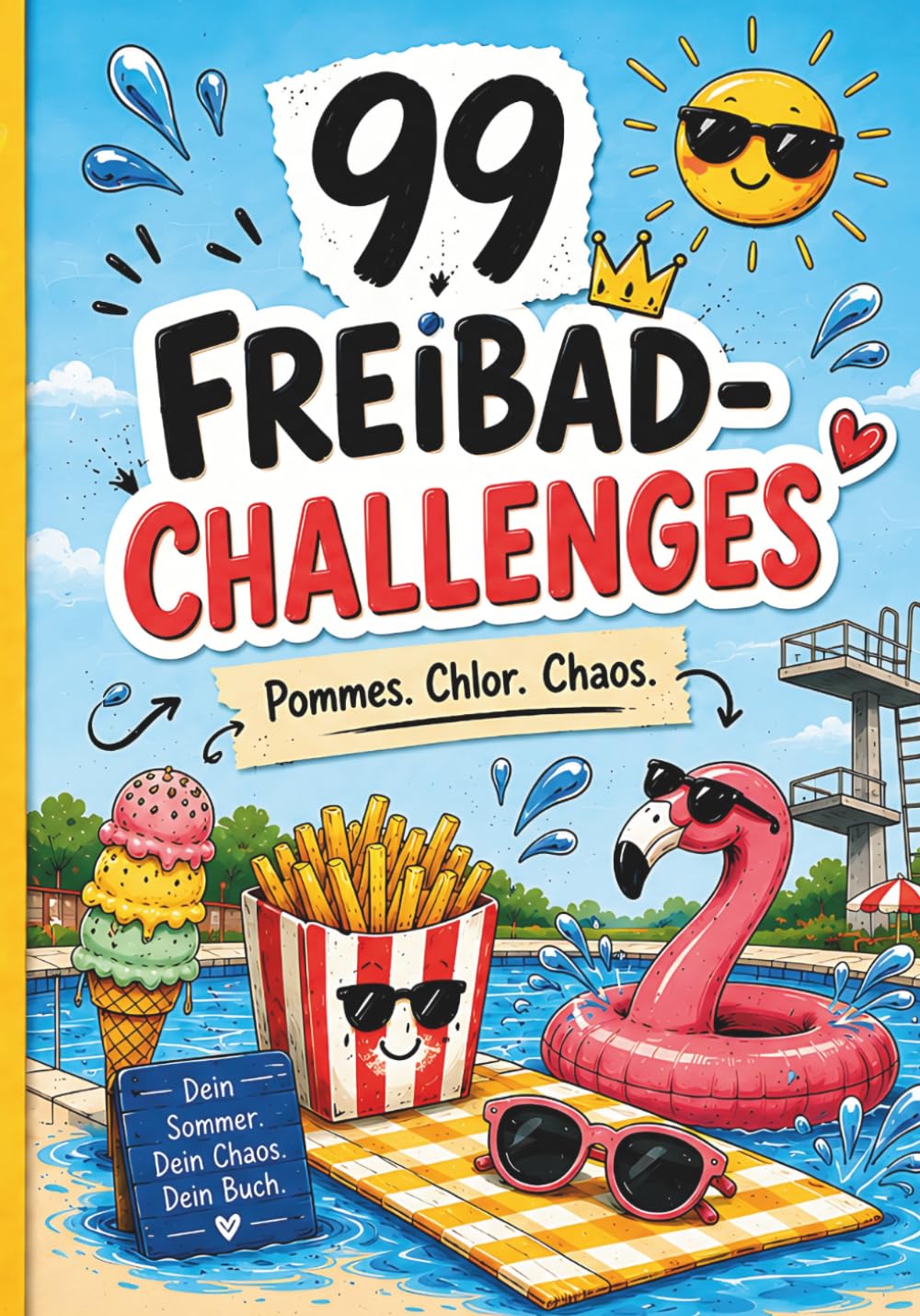 ler totalmente 99 Freibad Challenges | Das Sommer Bingo Buch: Lustige Aufgaben, Freibad-Action, chaotische Momente und kreative Sommer-Challenges (German Edition)