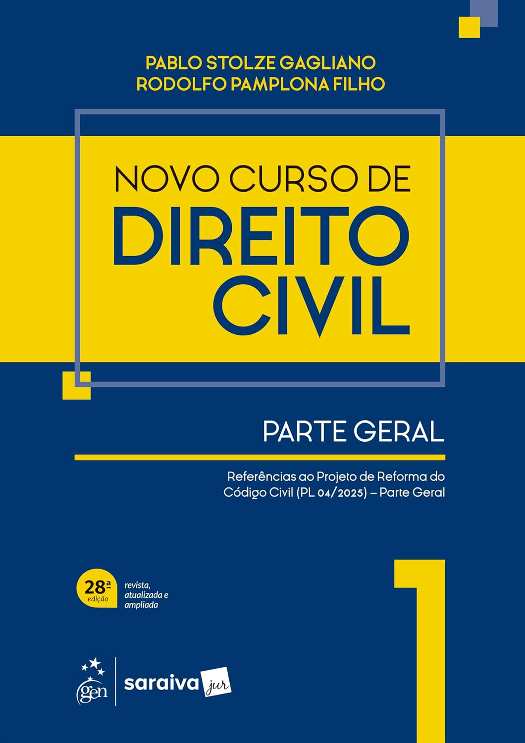 Novo Curso de Direito Civil - Parte Geral Vol.1 - 28ª Edição 2026