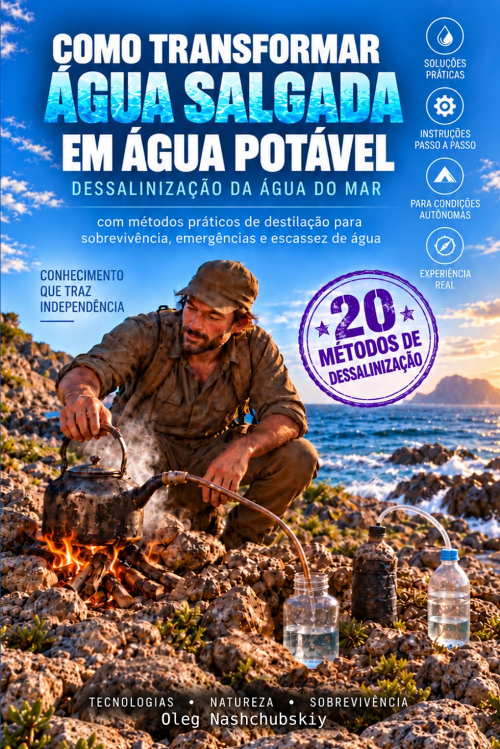 capítulo por capítulo baixar Como transformar água salgada em água potável: Dessalinização da água do mar com métodos práticos de destilação para sobrevivência, emergências e escassez de água