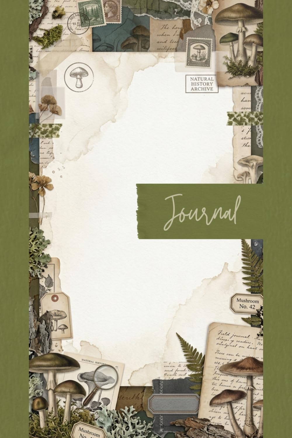 Parched Mushroom Cottagecore Junk Journal Pages - 6x9 Aesthetic Paper - 100 Decorative Writing Sheets with Vintage Woodland Mycology, Field Notes, Tree Bark, and Forest Botanical Collage Textures baixar livro de graça