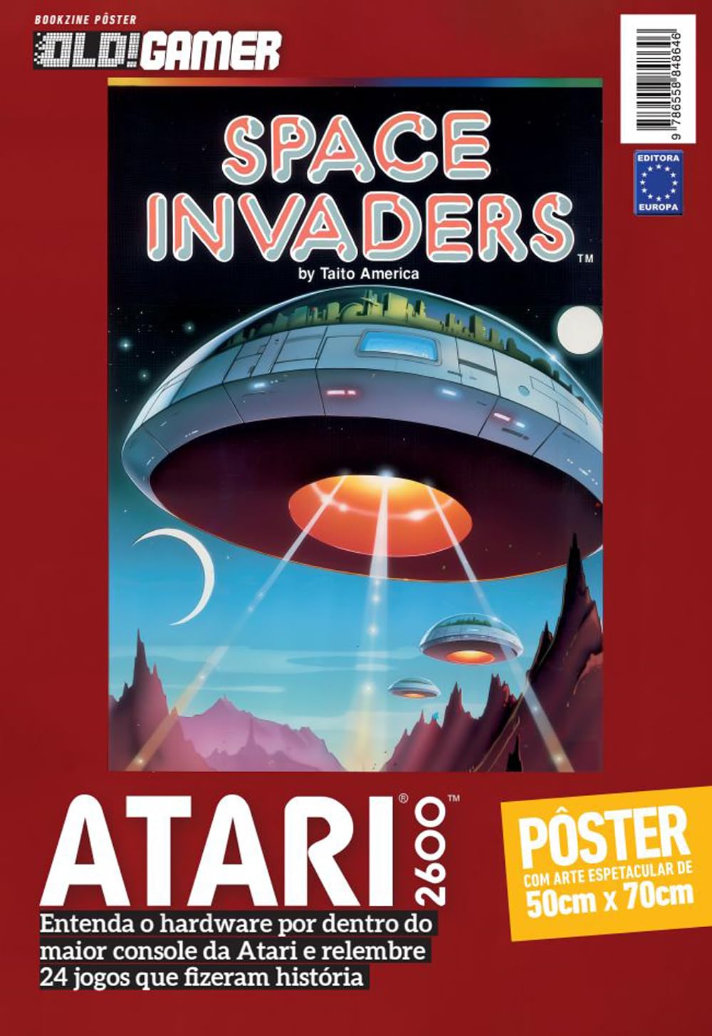 ler totalmente Space Invaders Atari - Superpôster OLD!Gamer