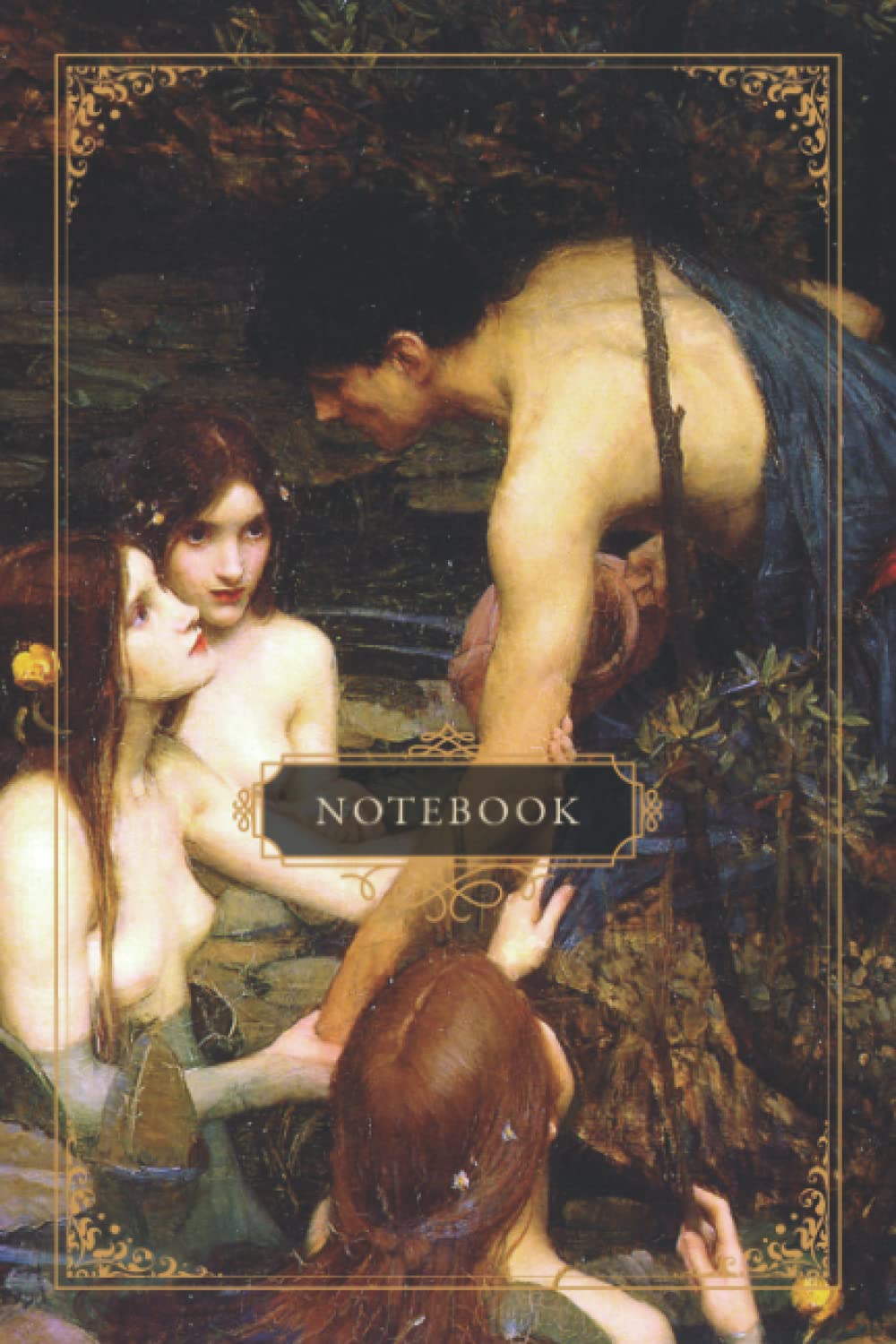 ler totalmente Hylas and the Nymphs - John William Waterhouse | Composition notebook | 100 ruled pages | 6 x 9": For art lovers looking for a place to write their everyday notes, thoughts & projects!
