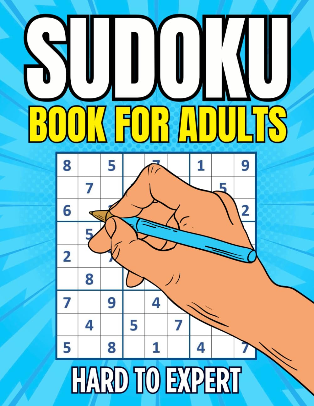 ler totalmente Hard to Expert Sudoku Book: Sudoku Challenge - 300+ Puzzles for Adults Hard to Expert with Full solutions