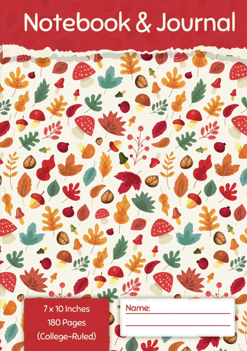 Autumn Hardcover Notebook & Journal: College-Ruled, 7 x 10 Inches, 180 Pages. baixar livro de graça
