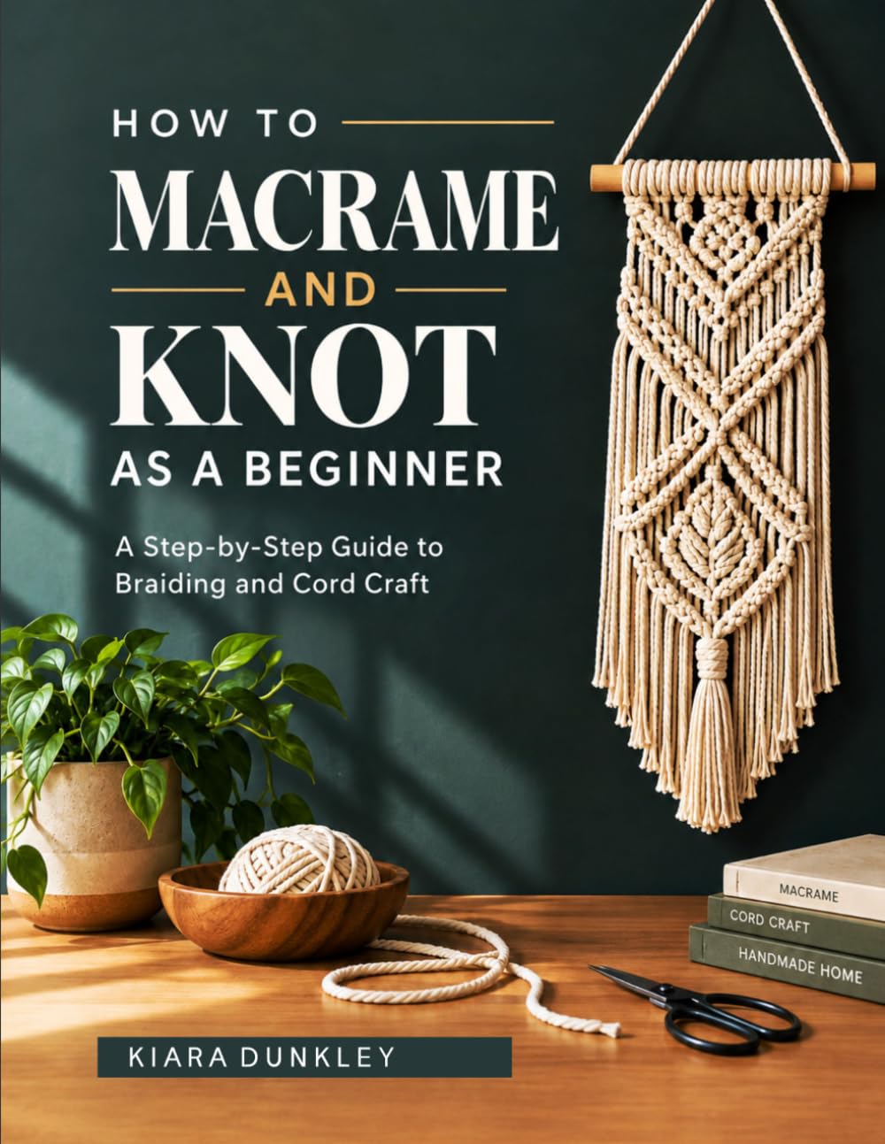 capítulo por capítulo baixar HOW TO MACRAME AND KNOT AS A BEGINNER: A Step-by-Step Guide to Braiding and Cord Craft