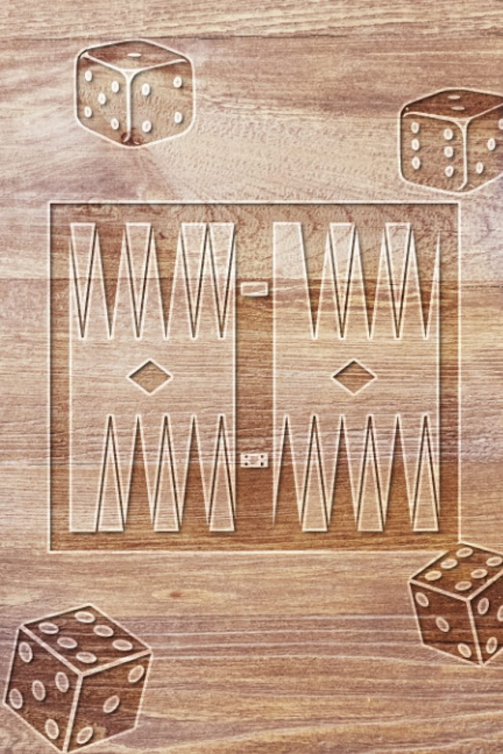 ler totalmente BACKGAMMON CARVED WOOD: journal, lined, 120 pages, 6x9 inches, matte finish cover, notebook, diary gift, no bleed