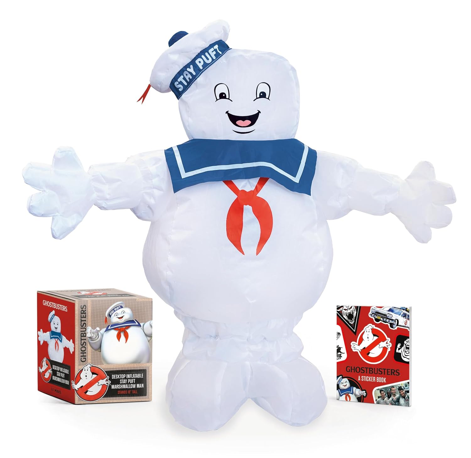 Ghostbusters: Desktop Inflatable Stay Puft Marshmallow Man: Stands 16 Tall