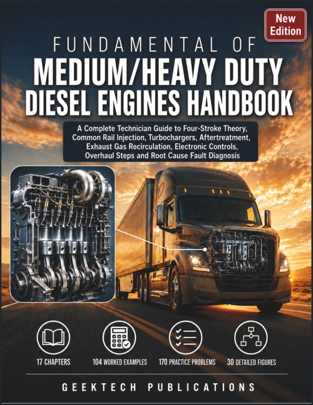 capítulo por capítulo baixar Fundamentals of Medium/Heavy Duty Diesel Engines Handbook: A Complete Technician Guide to Four-Stroke Theory, Common Rail Injection, Turbochargers,... Controls, Overhaul and Fault Diagnosis
