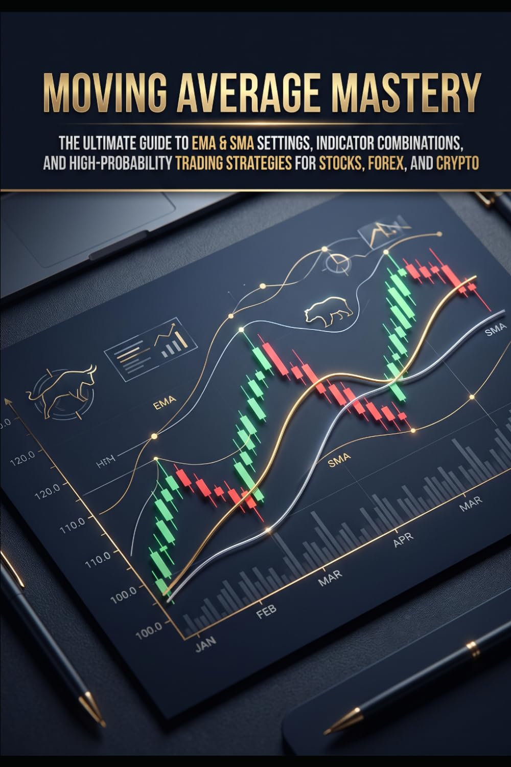 ler totalmente Moving Average Mastery: The Ultimate Guide to EMA & SMA Settings, Indicator Combinations, and High-Probability Trading Strategies for Stocks, Forex, and Crypto