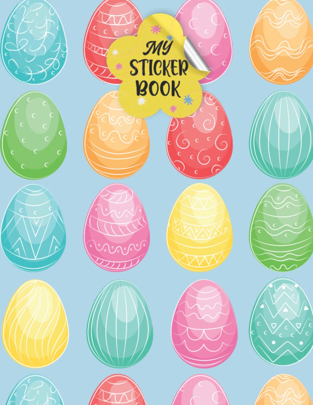 ler totalmente My Sticker Book: Sticker Albums for Kids Cute Bunny Blank Sticker Book for Kids Ages 4-8 - Blank Sticker Collecting Album