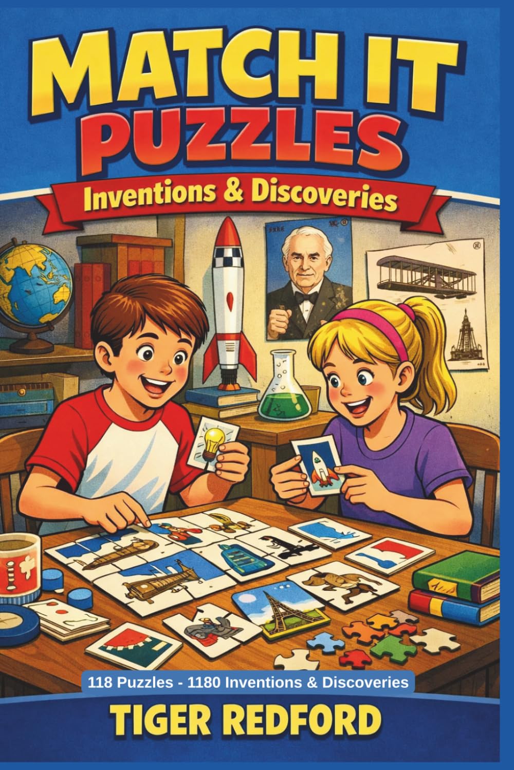 Match It Puzzles - Inventions & Discoveries: 118 Puzzles - 1180 Inventions & Discoveries (science puzzles) baixar o livro de graça