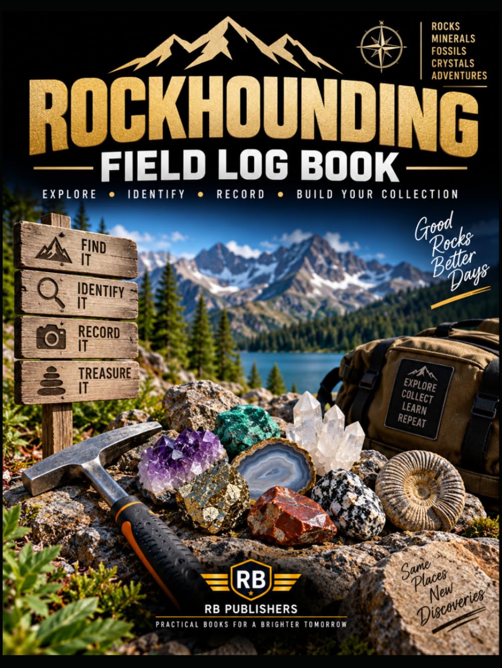 capítulo por capítulo baixar Rockhounding Field Log Book: A Rock, Mineral, Fossil and Crystal Collecting Journal for Recording Locations, Identification Details, Photos and Field Discoveries