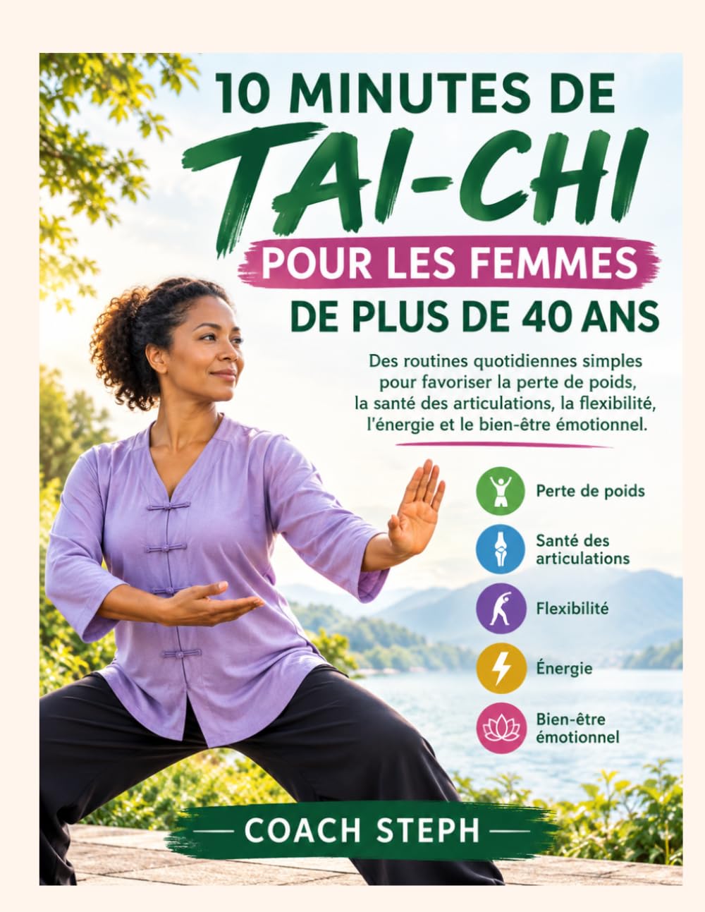 10 Minutes de Tai-CHI Pour Les Femmes de Plus de 40 ANS: Des routines quotidiennes simples pour favoriser la perte de poids, la santé des... l'énergie et le bien-être émotionnel baixar livro de graça