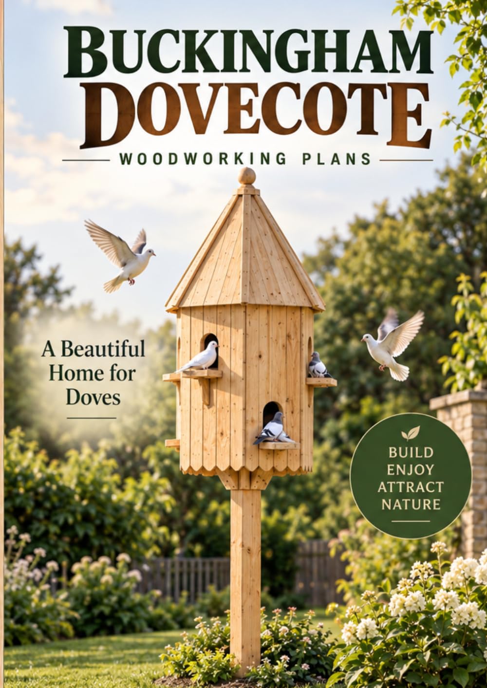 ler totalmente Buckingham Dovecote Woodworking Plans: Step-by-Step DIY Building Guide with Dimensions, Materials List and Detailed Plans