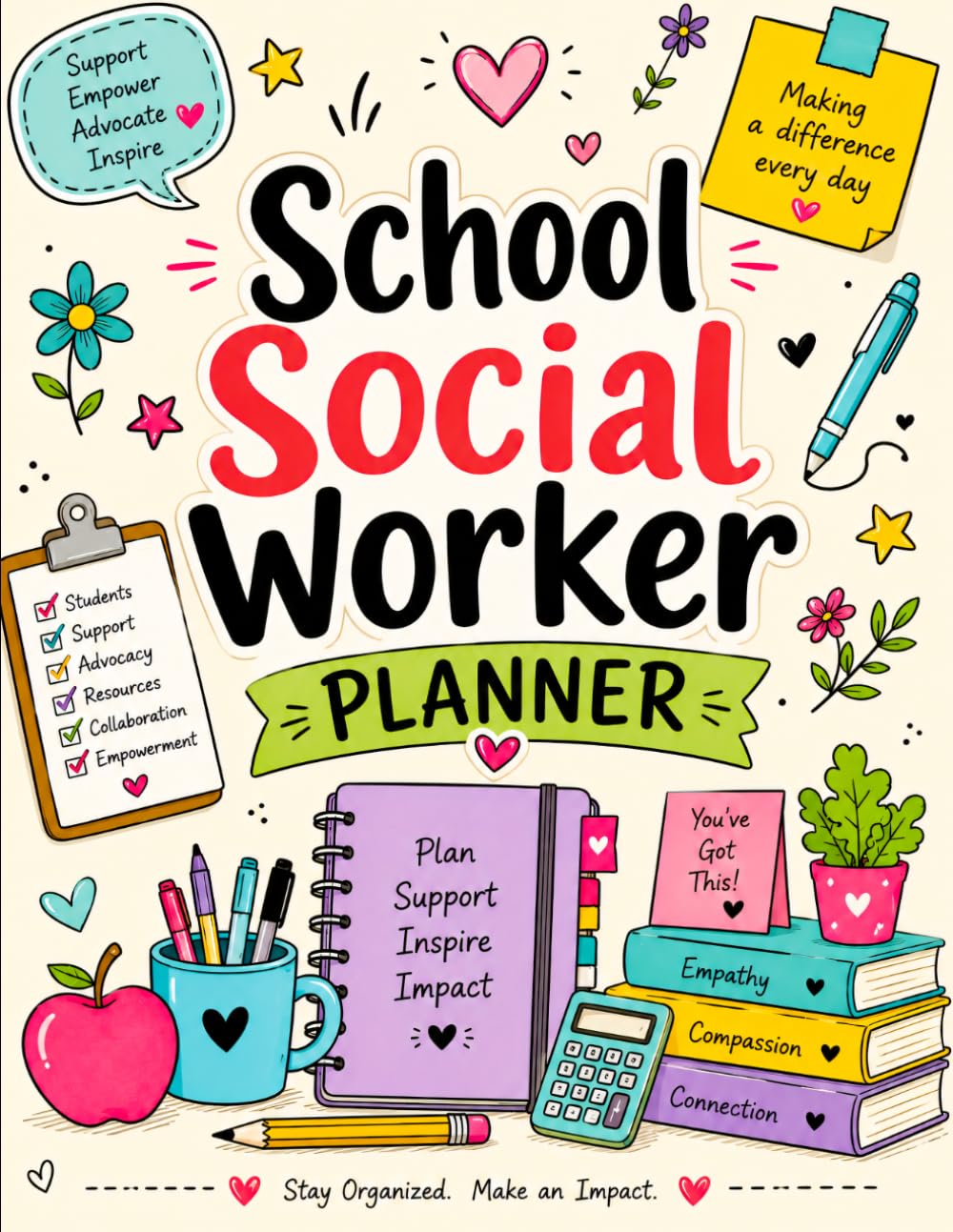 School Social Worker Planner: 2026-2027 Academic Year Organizer for Student Advocacy, Family Partnership, Referrals, Attendance Support, and Case Follow-Up baixar livro de graça