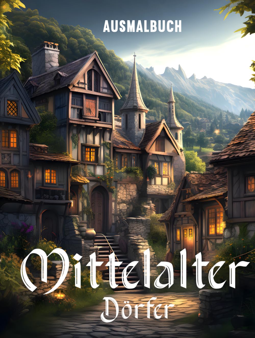 ler totalmente Mittelalter Dörfer Ausmalbuch für Erwachsene: Entfliehe dem Stress mit dem Mittelalter Malbuch für Erwachsene (German Edition)