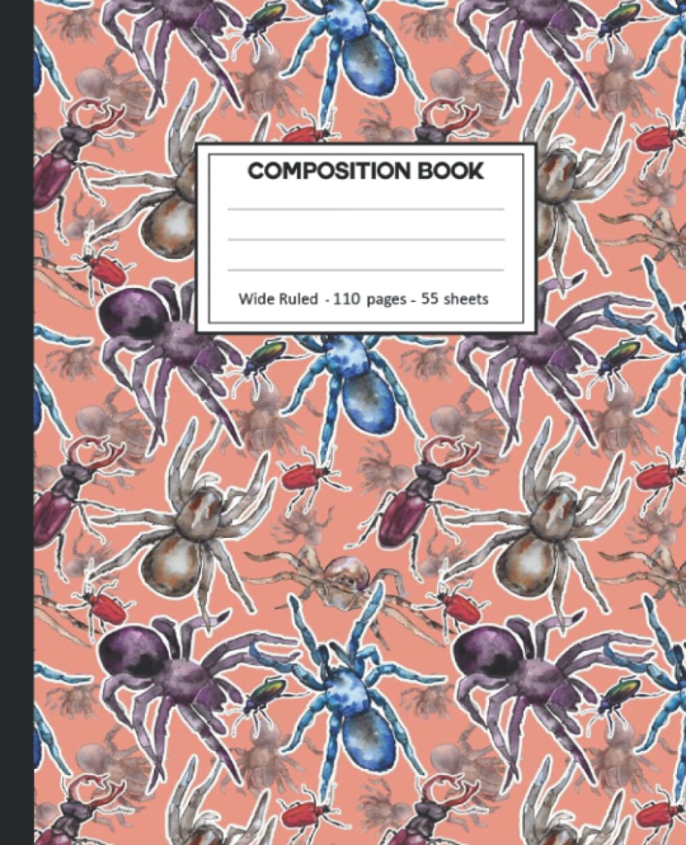 Composition Notebook: Tarantula Wide Ruled Paper Notebook Journal size 7.25 x 9.25” for student baixar livro de graça