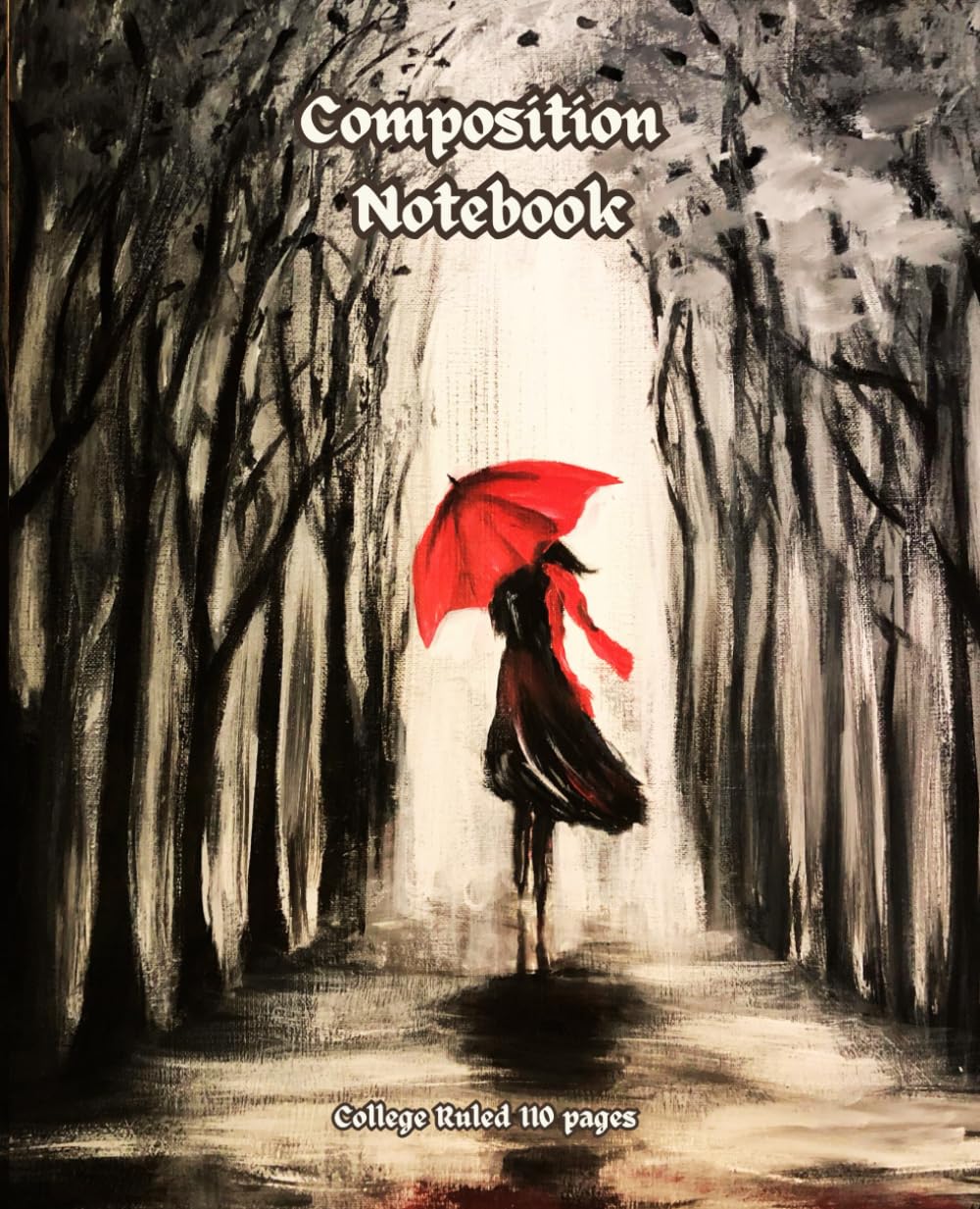 capítulo por capítulo baixar Out Of The Woods Girl with Red Umbrella Composition Notebook: 110 Pages College Ruled for Home and Work, School, College, University