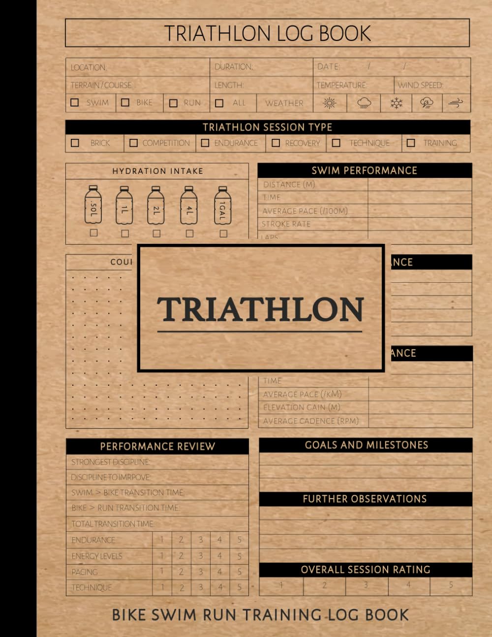 capítulo por capítulo baixar Triathlon Bike Swim Run Training Log Book: Exercise Journal. Track Performance, Transitions & Progress. Ideal for Triathletes, Athletes, and Coaches