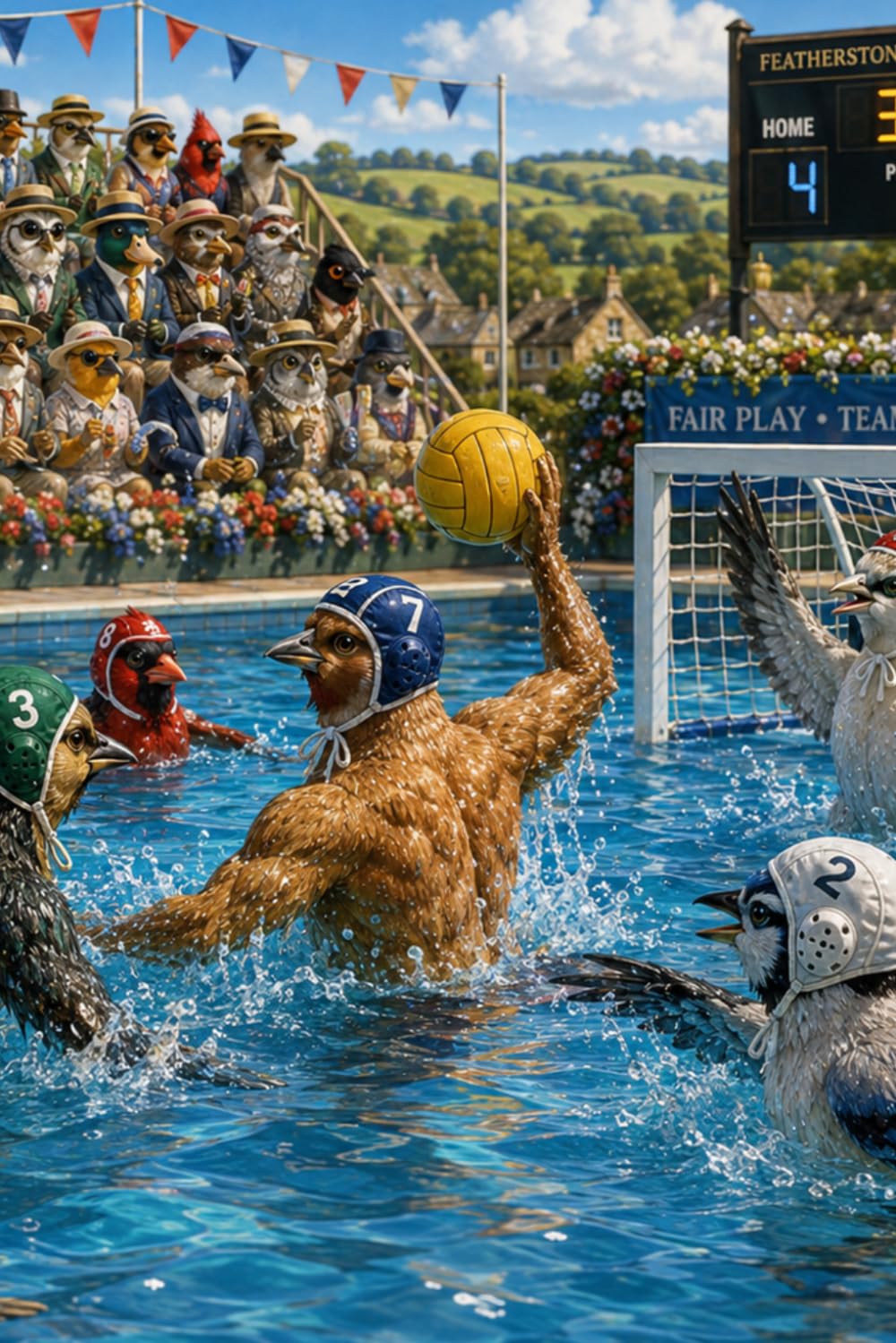 Water Polo Birds Notebook baixar livro de graça