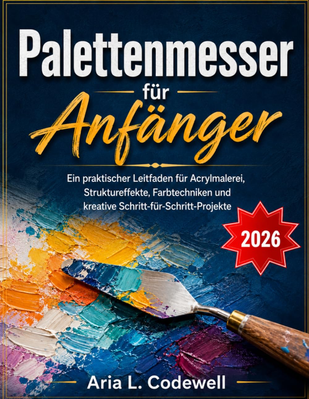 ler totalmente Palettenmesser für Anfänger: Ein praktischer Leitfaden für Acrylmalerei, Struktureffekte, Farbtechniken und kreative Schritt-für-Schritt-Projekte