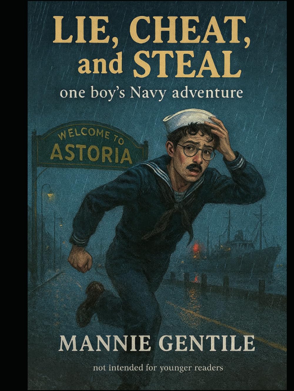 ler totalmente Lie, Cheat, and Steal: One boy's Navy adventure: Not intended for younger readers