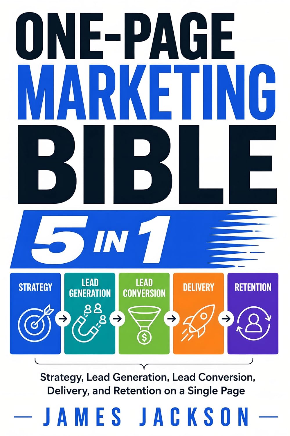 One-Page Marketing Bible 5 in 1: Strategy, Lead Generation, Lead Conversion, Delivery, and Retention on a Single Page (English Edition) baixar livro de graça