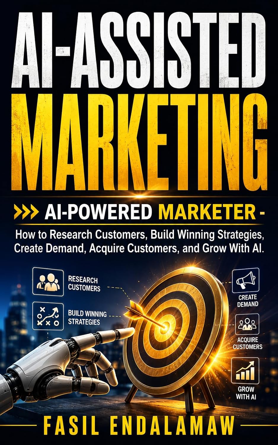 ler totalmente AI-ASSISTED MARKETING: AI-POWERED MARKETER - How to Research Customers, Build Winning Strategies, Create Demand, Acquire Customers, and Grow With AI (AI POWERED Finance & Business) (English Edition)