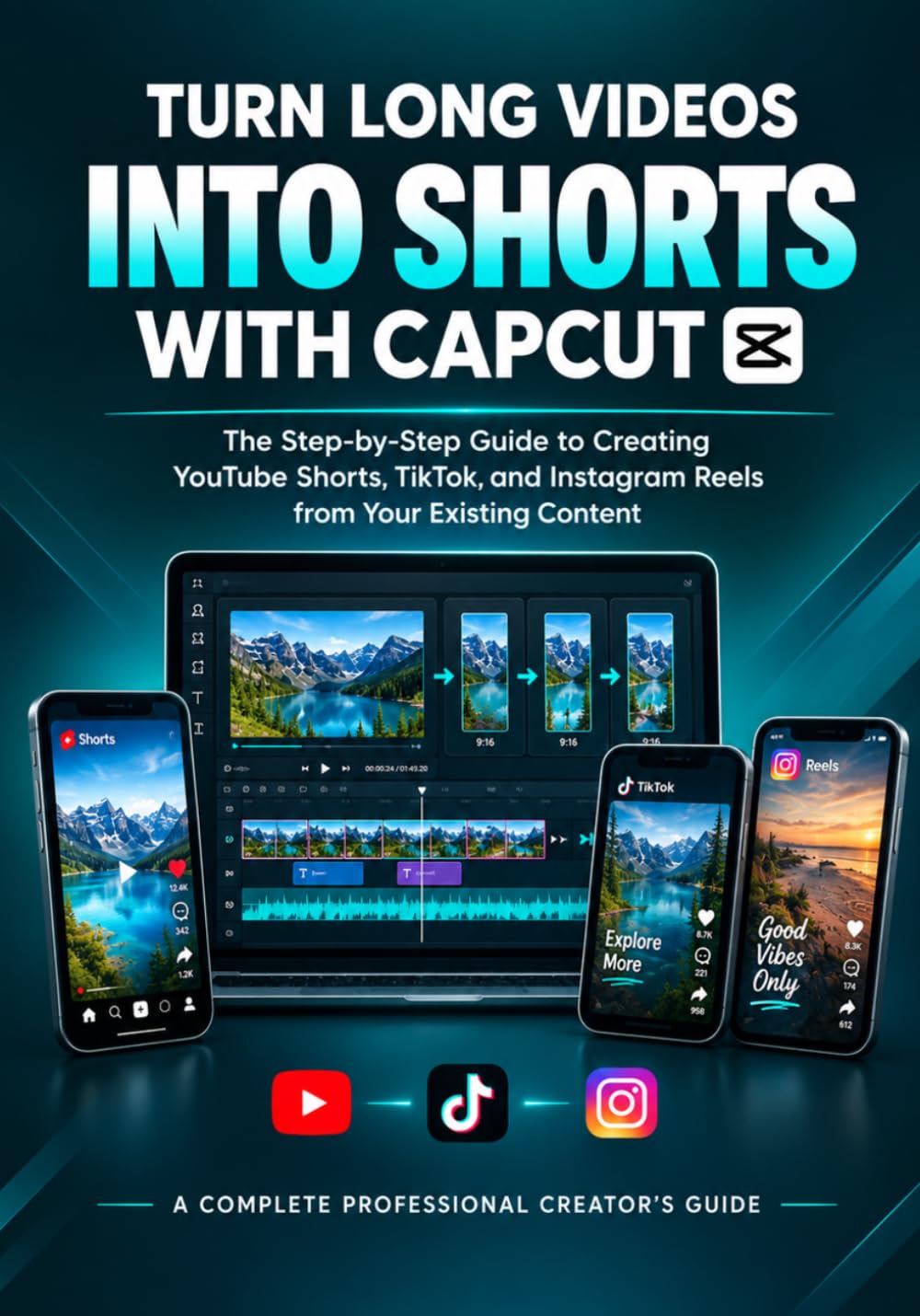 Turn Long Videos Into Shorts with Capcut: The Step-by-Step Guide to Creating YouTube Shorts, TikTok, and Instagram Reels from Your Existing Content baixar o livro de graça