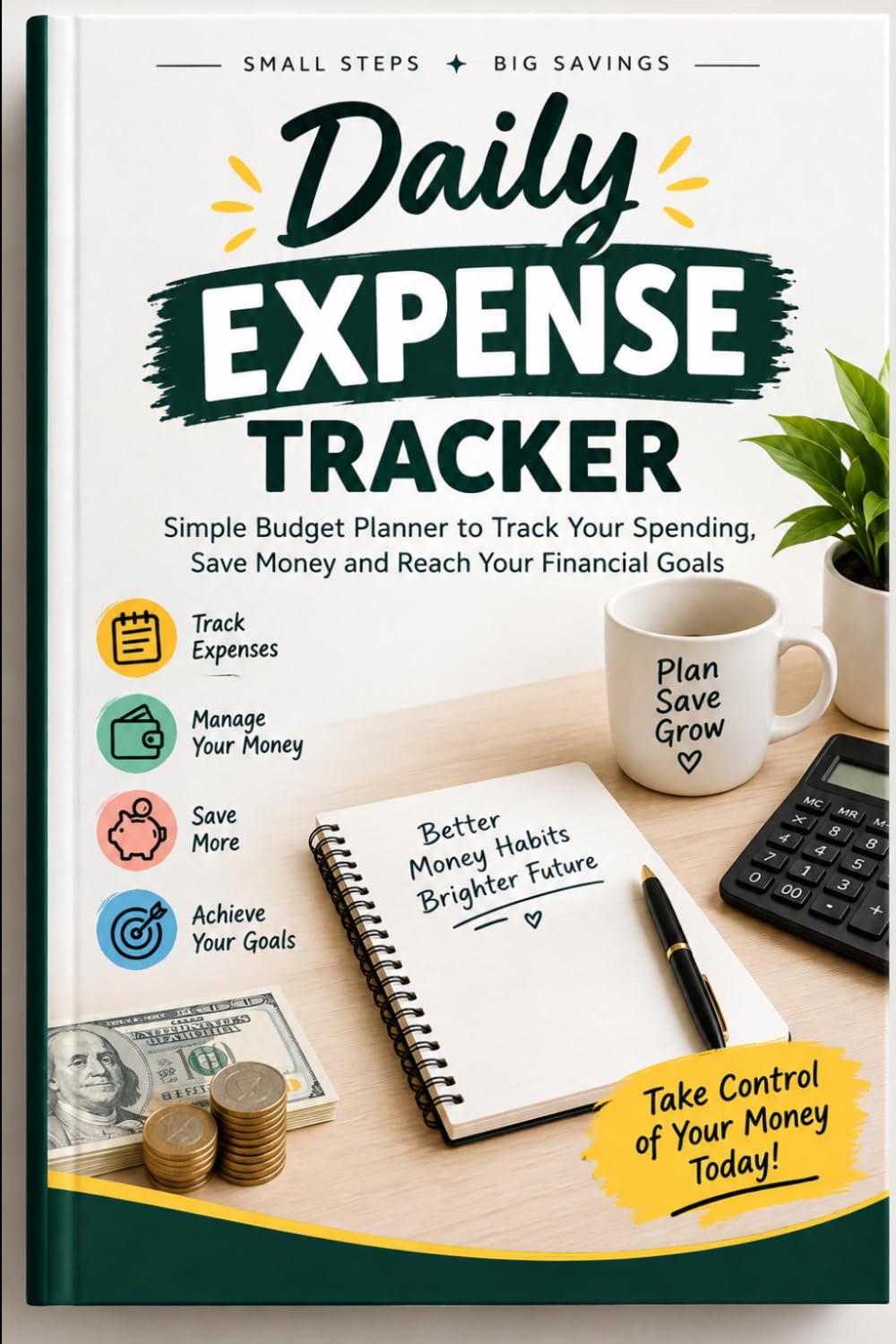 ler totalmente Daily Expense Tracker: Simple Budget Planner to Track Your Spending, Save Money and Reach Your Financial Goals