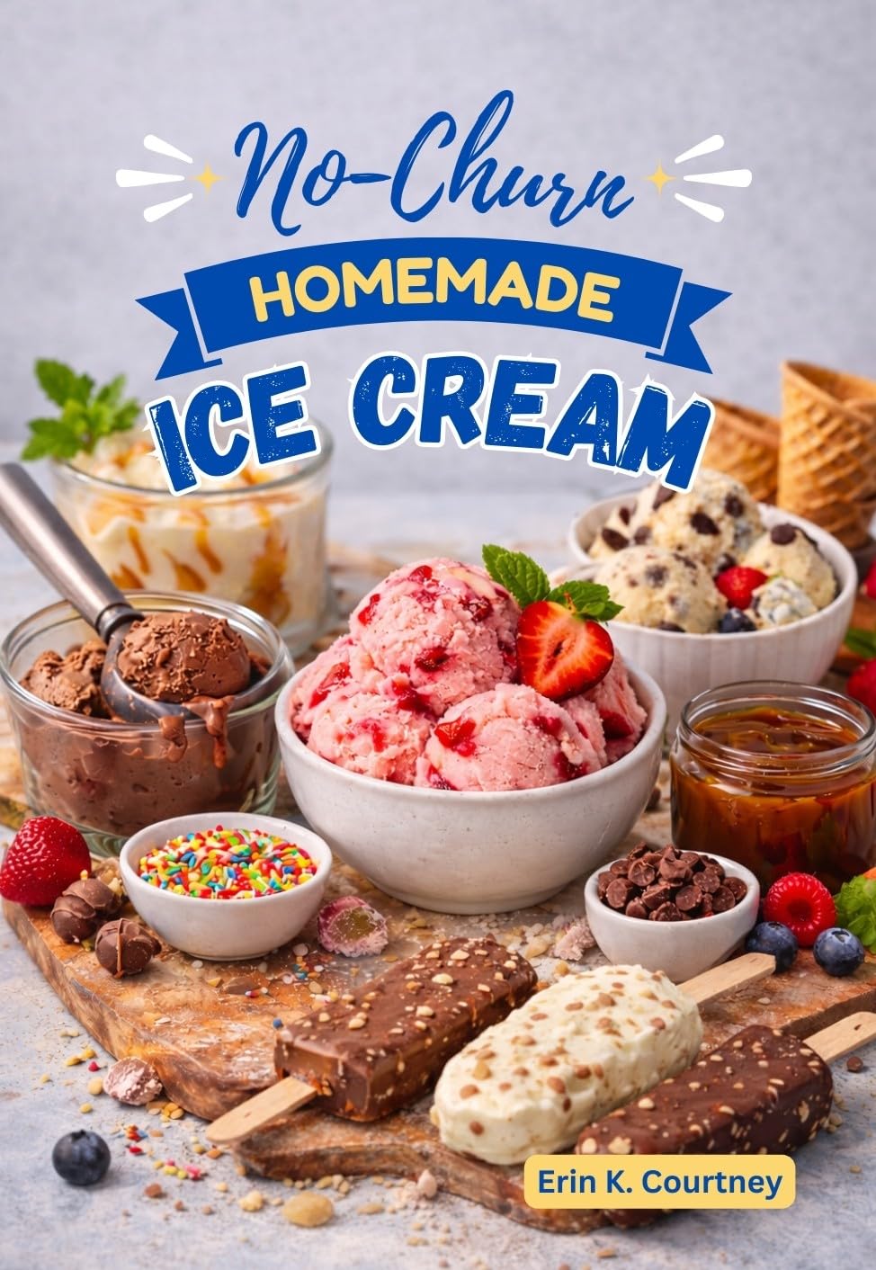 ler totalmente Chef Erin's No-Churn Homemade Ice Cream: Over 75 Easy Recipes For Delicious Frozen Treats During Every Season (English Edition)