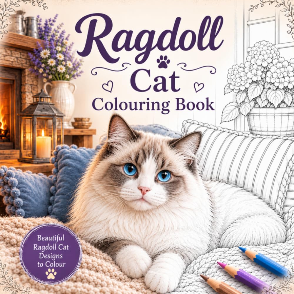 capítulo por capítulo baixar Ragdoll Cat Colouring Book: Beautiful Cat Designs to Colour – Relaxation, Creativity, and a Little Escape from Everyday Life