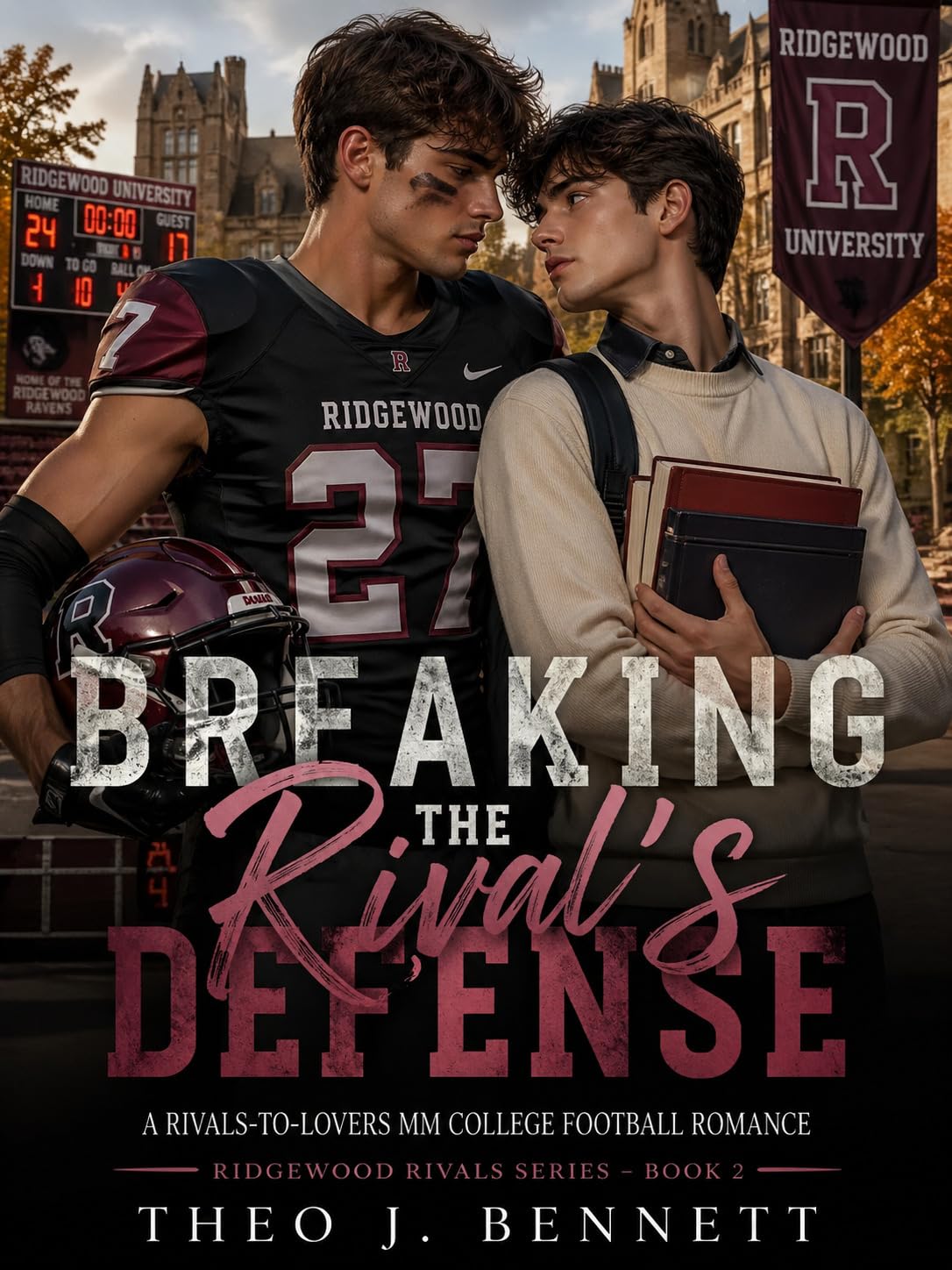 ler totalmente Breaking the Rival’s Defense: A Rivals-to-Lovers MM College Football Romance (Ridgewood Rivals series Book 2) (English Edition)