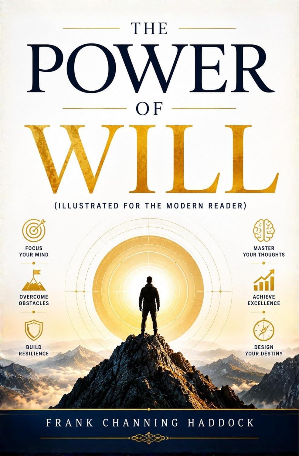 ler totalmente The Power of Will by Frank Channing Haddock (Illustrated for the Modern Reader): Unlock the hidden force that shapes success, achievement, character, and personal mastery (English Edition)