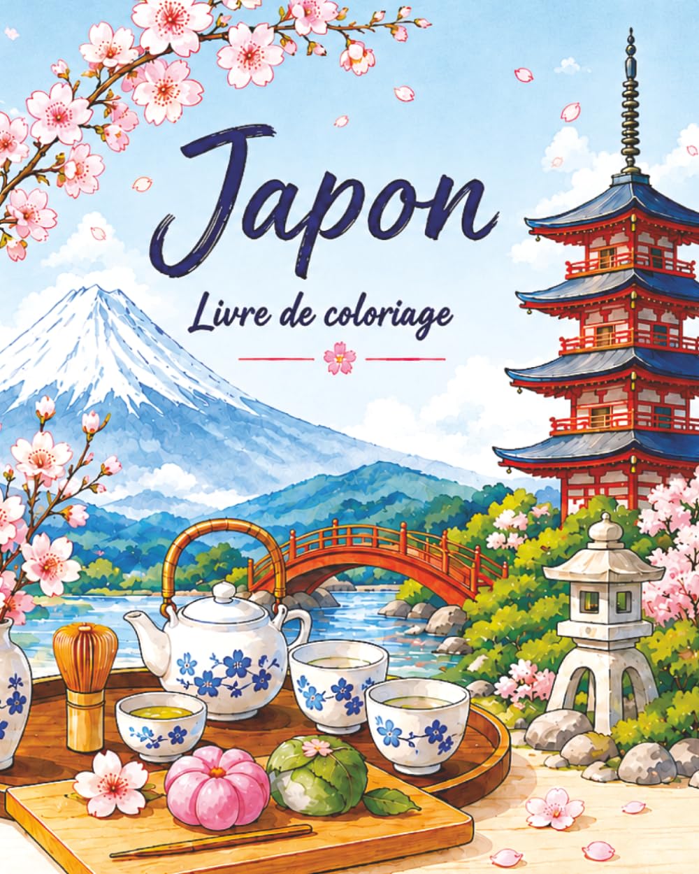 capítulo por capítulo baixar Japon: Coloriage pour adultes et adolescents, 40 illustrations magnifiques (paysages, culture, traditions, nature, plats typiques): Coloriage calme,... relaxant (Coloriage voyage) (French Edition)