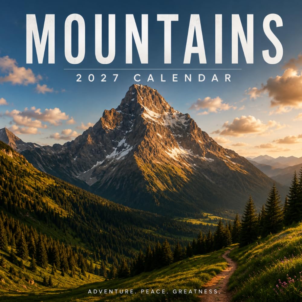 Mountains Calendar 2027: Alpine Landscape Photography