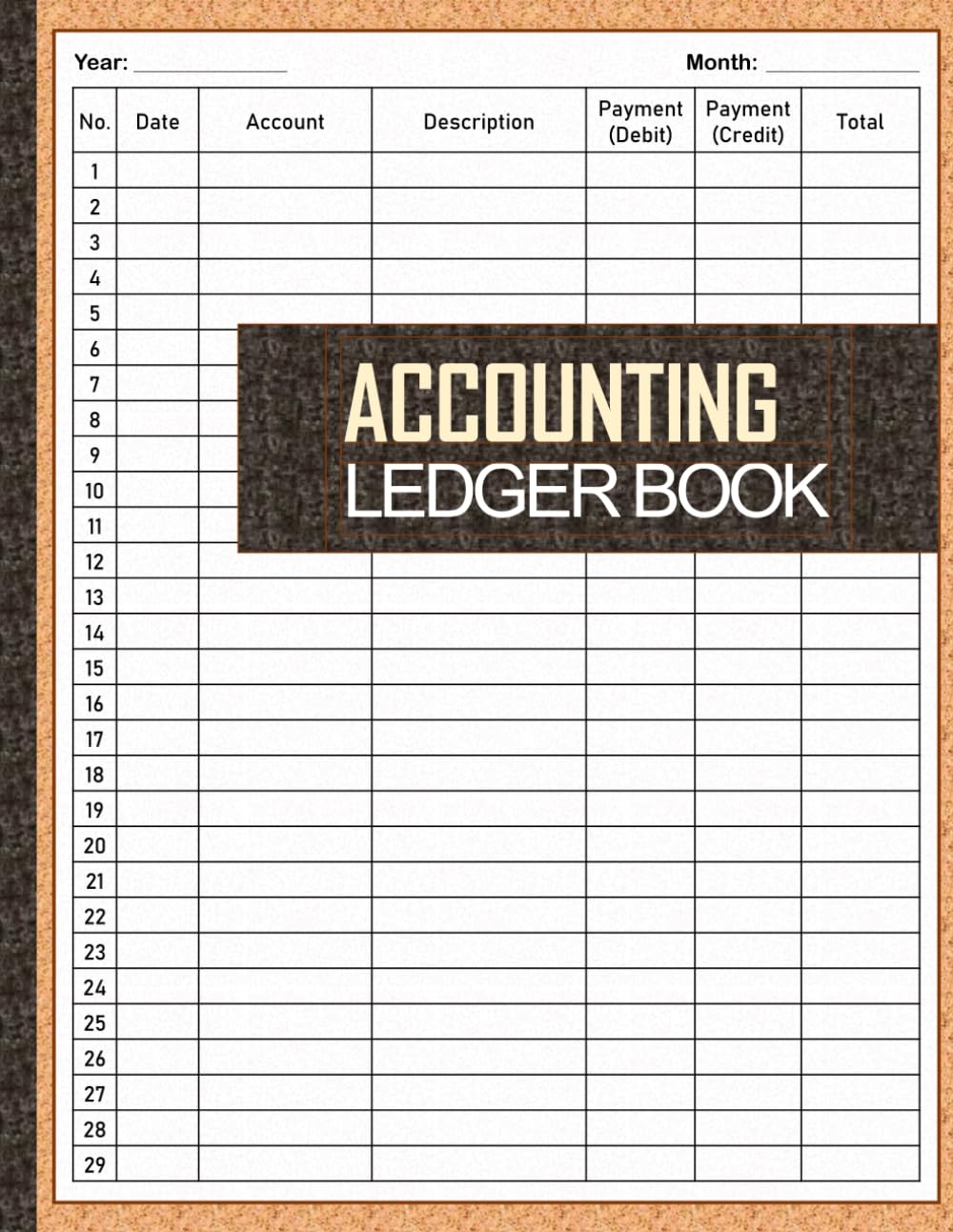 ler totalmente Accounting Ledger Book: Simple Income & Expense Record Logbook | Accounting Notebook for Bookkeeping, Small Business, and Personal Finance