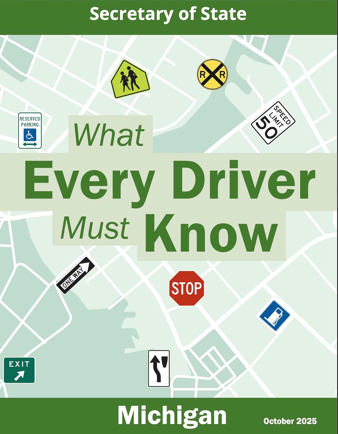 What Every Driver Must Know: Michigan 2025 (English Edition)