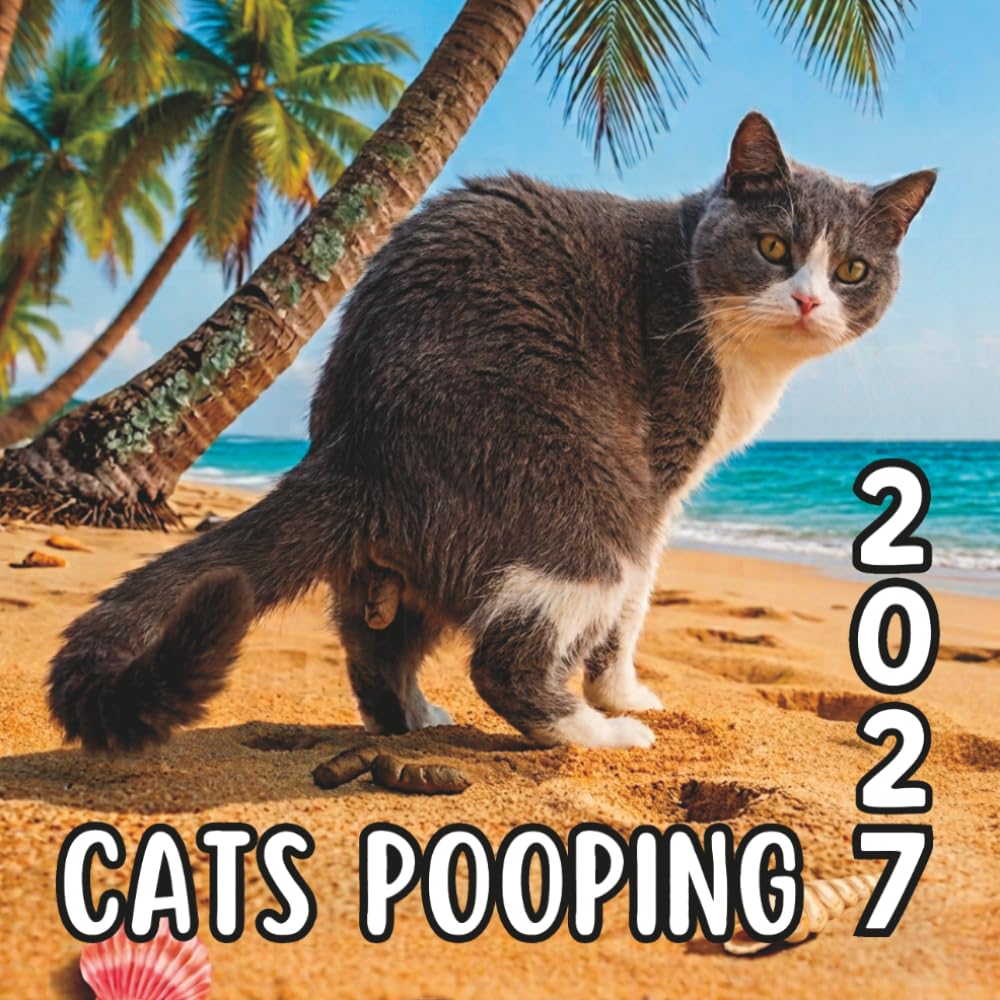 Cats Pooping 2027: 24 XXL Photos | Funny Gift for Cat Lovers | Fun & Quirky Planner baixar o livro de graça