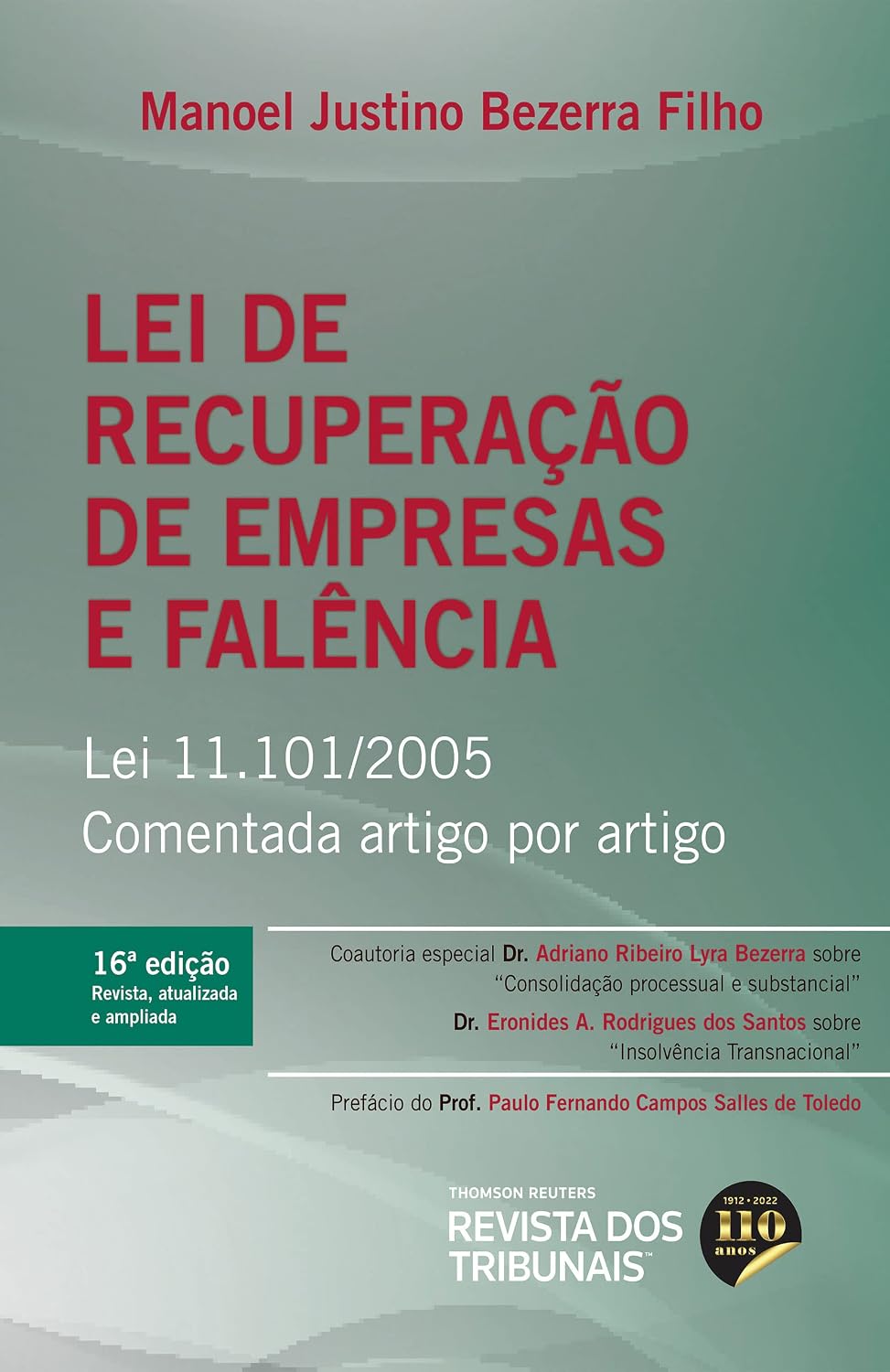 ler totalmente Lei de Recuperação de Empresas e Falência 16º edição