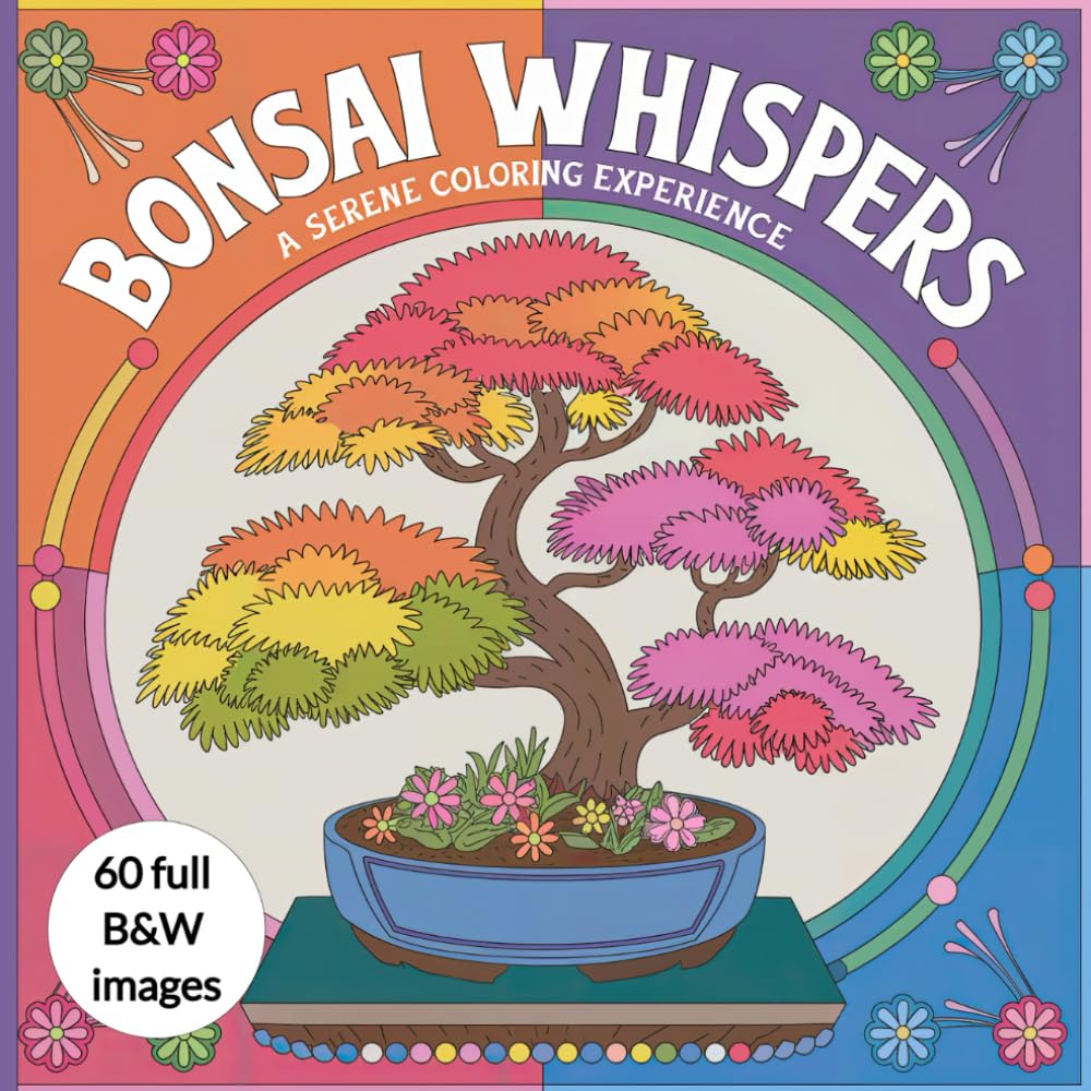 Bonsai Whispers: A serene coloring experience baixar livro de graça