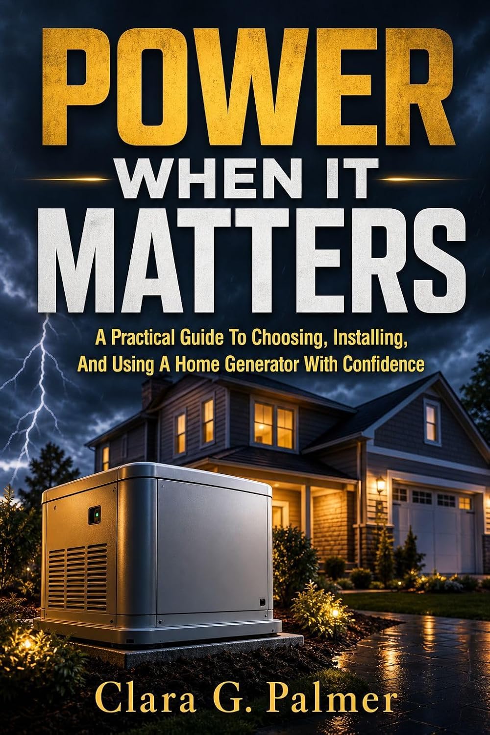 ler totalmente Power When It Matters: A Practical Guide to Choosing, Installing, and Using a Home Generator with Confidence (English Edition)