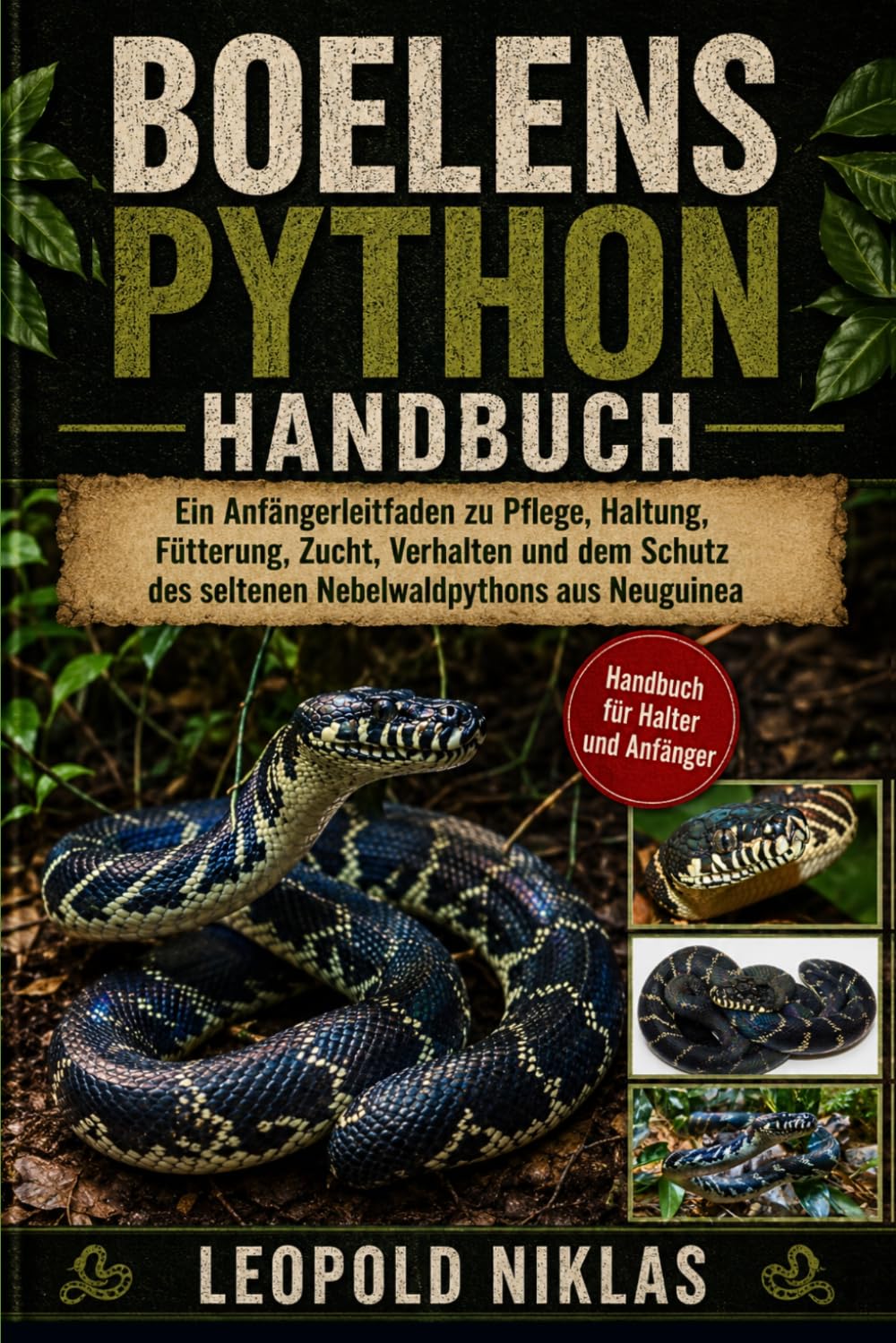 ler totalmente BOELENS PYTHON HANDBUCH: Ein Anfängerleitfaden zu Pflege, Haltung, Fütterung, Zucht, Verhalten und dem Schutz des seltenen Nebelwaldpythons aus Neuguinea (German Edition)