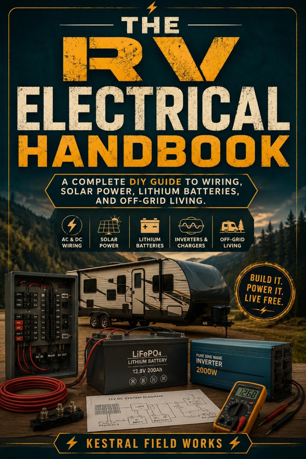 ler totalmente The RV Electrical Handbook: A Complete DIY Guide To Wiring, Solar Power, Lithium Batteries, And Off-Grid Living. (English Edition)